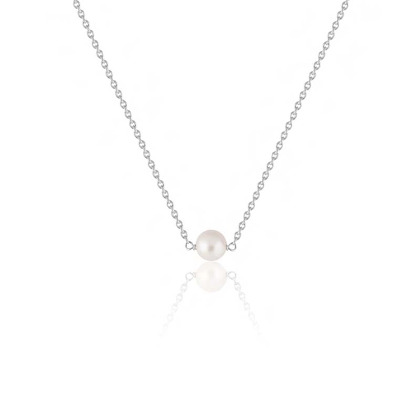 Pearl Necklace Silver - Sophie By Sophie - Snabb frakt & paketinslagning - Nordicspectra.se