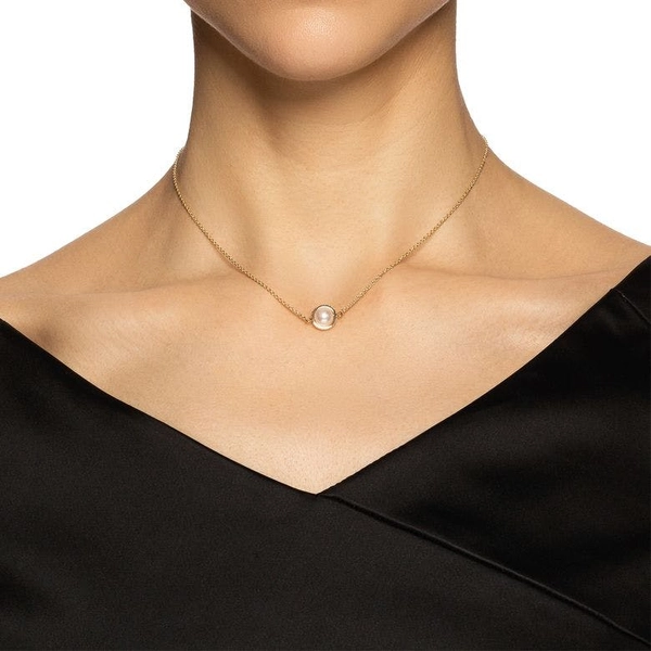 Day Pearl & Stars Necklace White Gold von Efva Attling, Schneller Versand - Nordicspectra.de