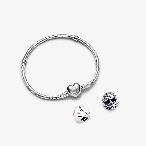 Liebevolle Tochter Charms & Armband Geschenkset von PANDORA, Schneller Versand - Nordicspectra.de