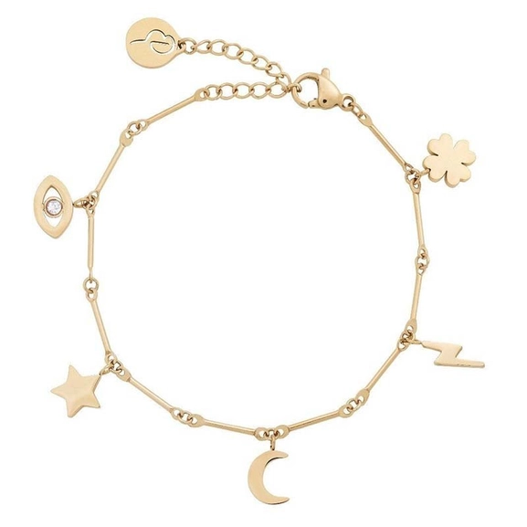 Charm Bracelet Multi Gold - Edblad - Snabb frakt & paketinslagning - Nordicspectra.se