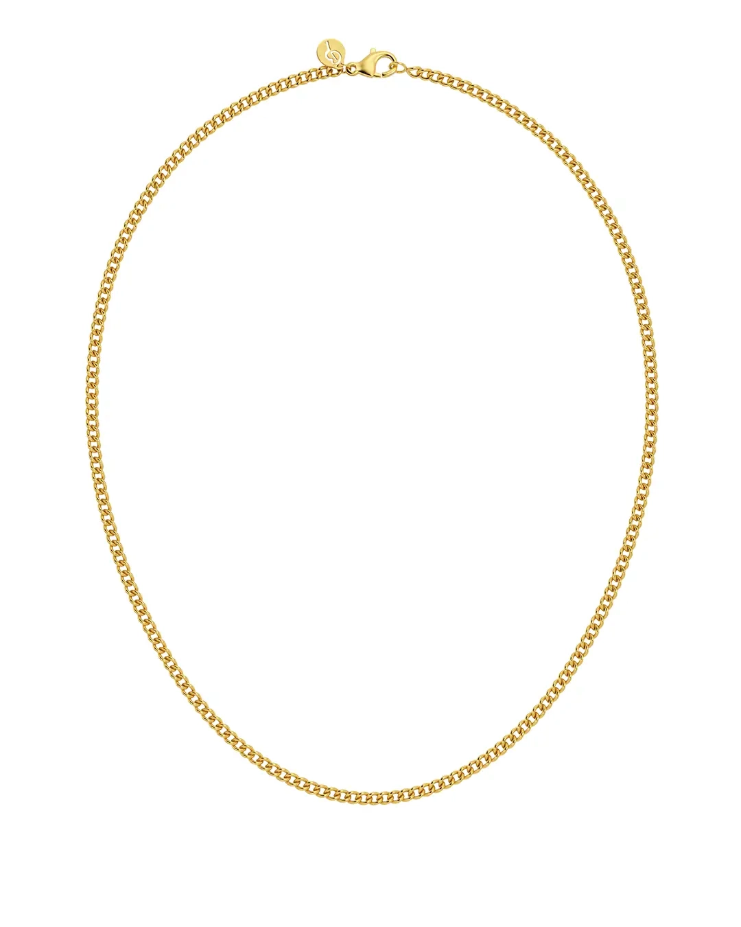 Curb Chain Wide Gold - Edblad - Snabba leveranser - Gratis paketinslagning