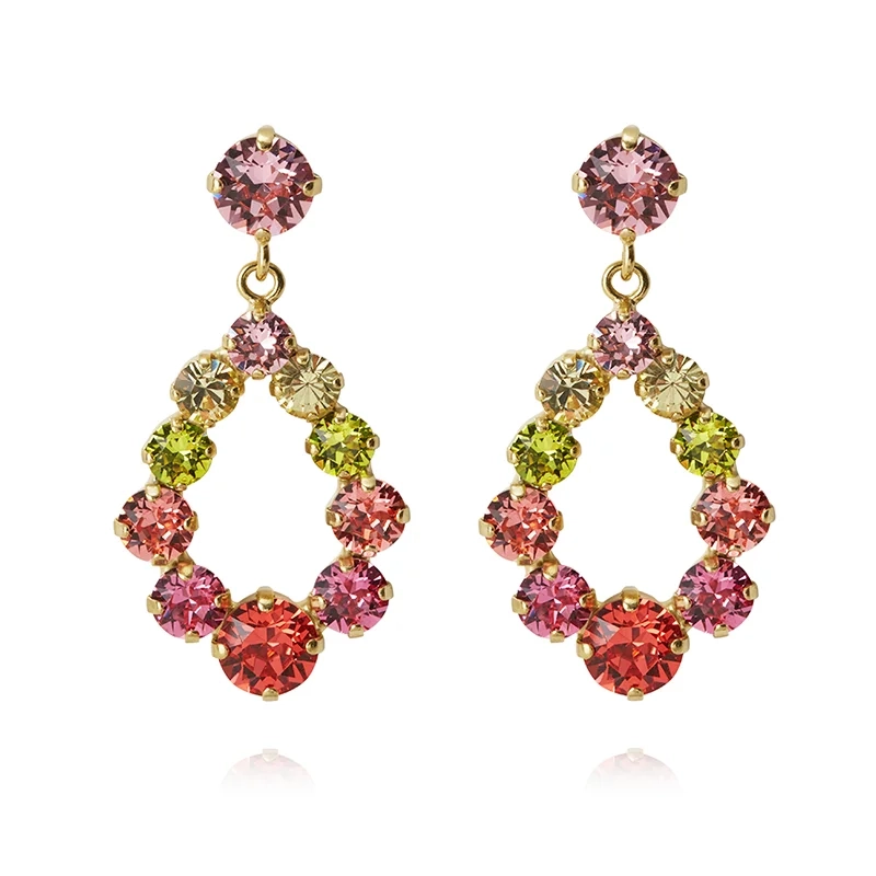 Caroline Svedbom - Mini Delia Earrings Gold Tropicana Combo