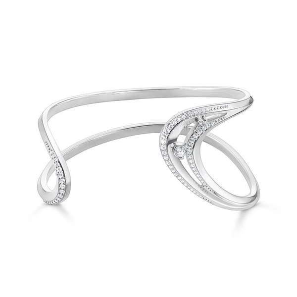 Armreif Welle Mit Steinen Silber von Thomas Sabo, Schneller Versand - Nordicspectra.de