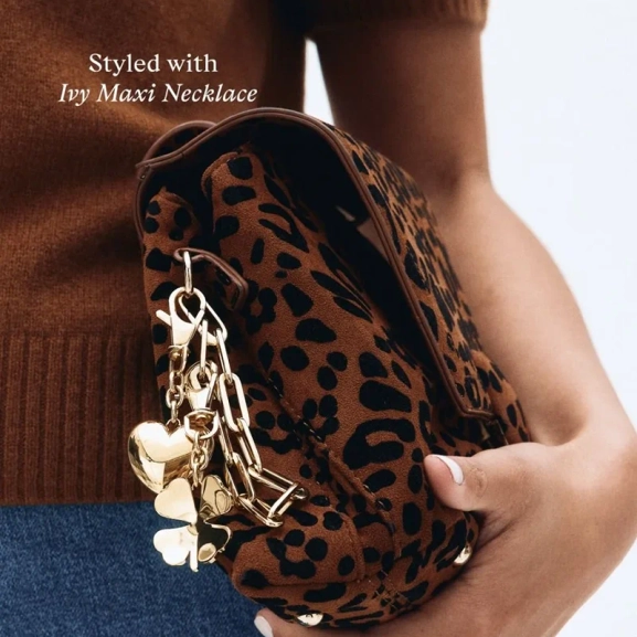 Guldpläterad Barley Bag Charm från Edblad