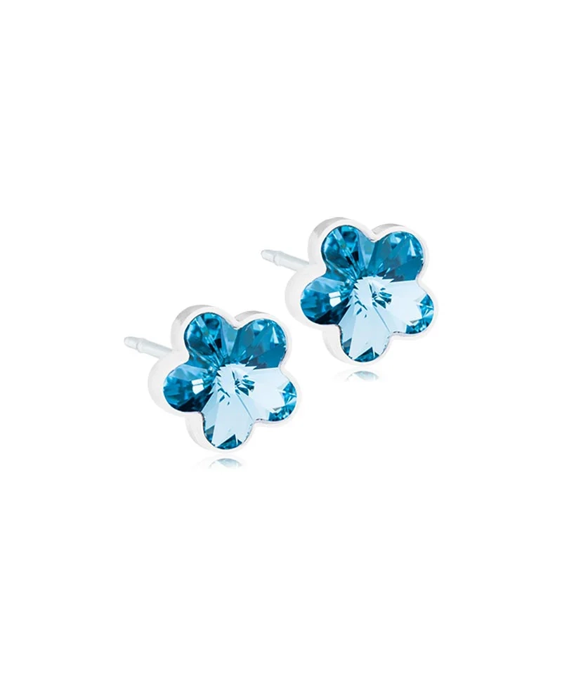 Blomdahl - MP Flower 6 mm Aquamarine