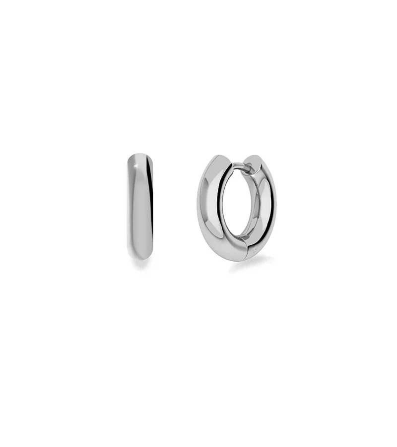Chunky Hoops Steel - Edblad - Snabb frakt & paketinslagning - Nordic Spectra