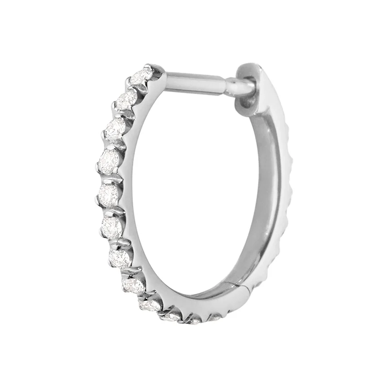 Georg Jensen - Georg Jensen Signature Diamonds 0.10 ct Creol Vitguld