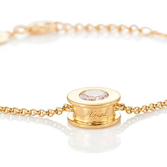 Älskad Armband Guld - Carolina Gynning Armband - Snabb frakt & paketinslagning - Nordicspectra.se