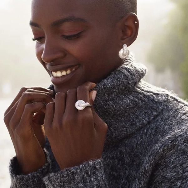 Redondo Sparkle Ring Rhodium - Edblad - Snabb frakt & paketinslagning - Nordic Spectra