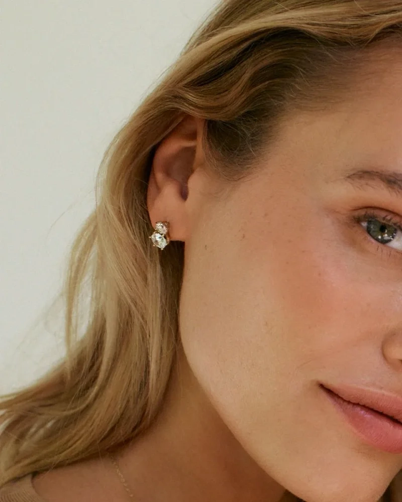 Crown Studs Duo Gold - Edblad - Snabb leverans - Gratis paketinslagning