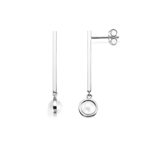 Little Day Pearl Earrings White Gold - Efva Attling örhängen - Snabb frakt & paketinslagning - Nordicspectra.se