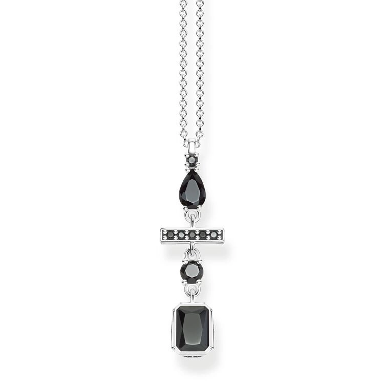 Thomas Sabo - Halsband Svart Formblandning