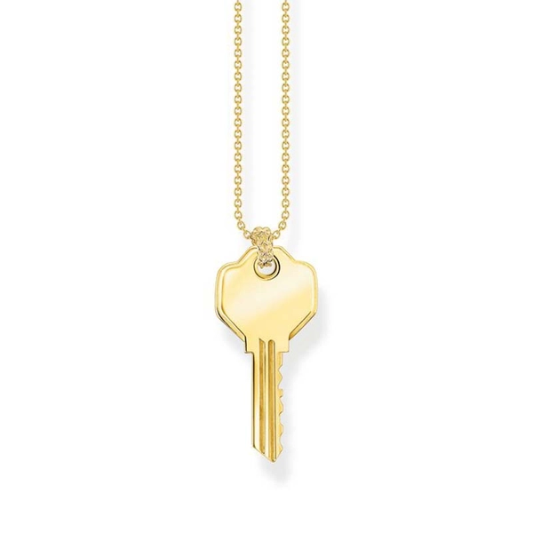 Halsband Detaljerad Nyckel Guld - Thomas Sabo halsband - Snabb frakt & paketinslagning - Nordicspectra.se
