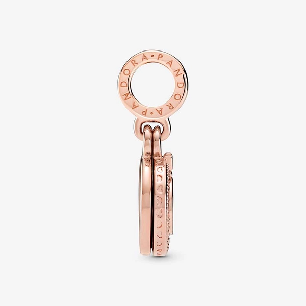Glittrande Pavé Crown O Hängberlock Rosé - PANDORA - Snabb frakt & paketinslagning - Nordicspectra.se