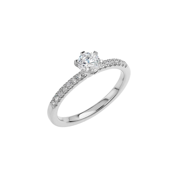 Love 02 White Gold - Wedding & engagement rings - Schalins - Scandinavian design - Nordic Spectra
