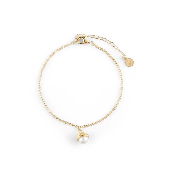 Pearl Bubble Bracelet Gold -CU Jewellery - Snabb frakt & paketinslagning - Nordicspectra.se