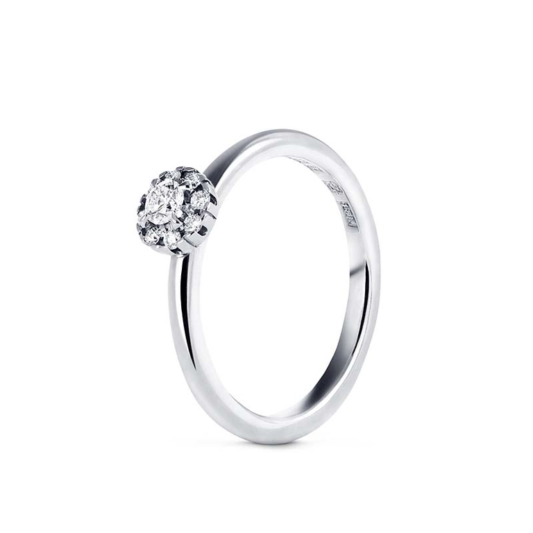Ella Carmosé Ring Vitguld 0