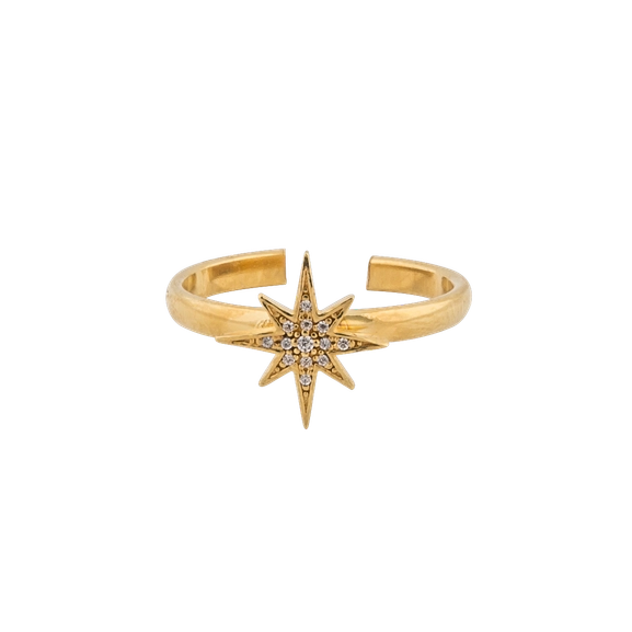 One Star Ring Gold -CU Jewellery - Snabb frakt & paketinslagning - Nordicspectra.se