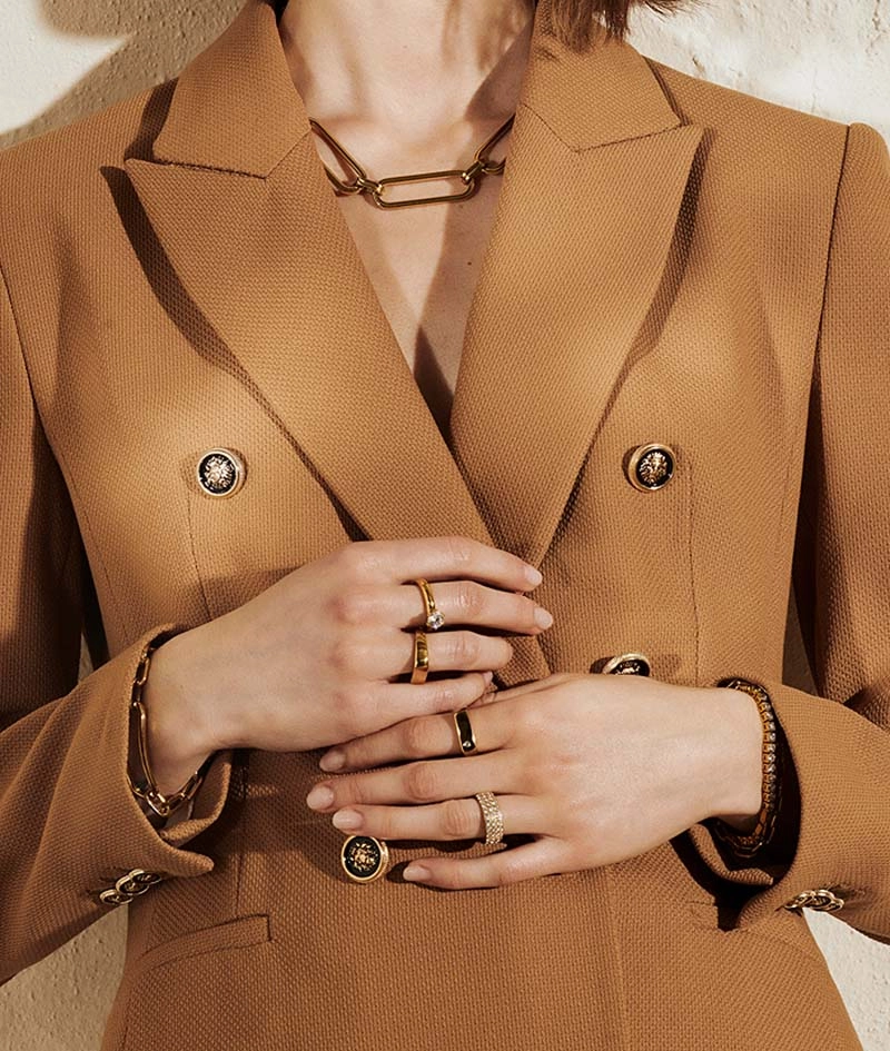 CLARISSA Ring Guld  - Astrid & Agnes - Snabb frakt & paketinslagning - Nordicspectra.se