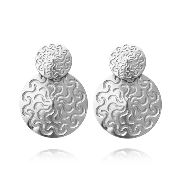Amaya Earrings Rhodium