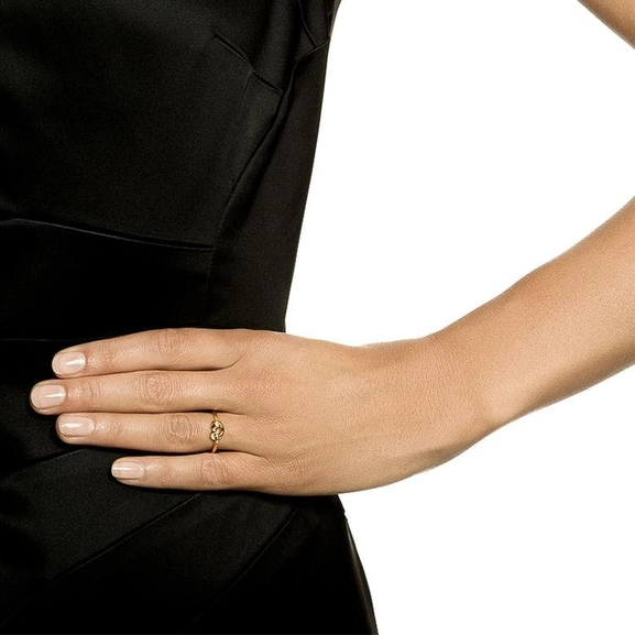 Love Knot Ring Gold von Efva Attling, Schneller Versand - Nordicspectra.de