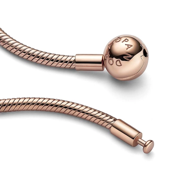 Pandora Moments Snake Chain Halsband Rosé - PANDORA - Snabb frakt & paketinslagning - Nordicspectra.se