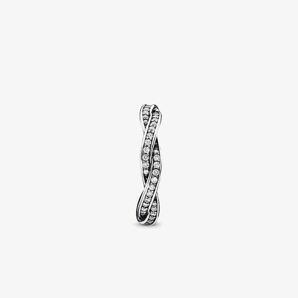 Funkelnde Gedrehte Linien Ring von PANDORA, Schneller Versand - Nordicspectra.de
