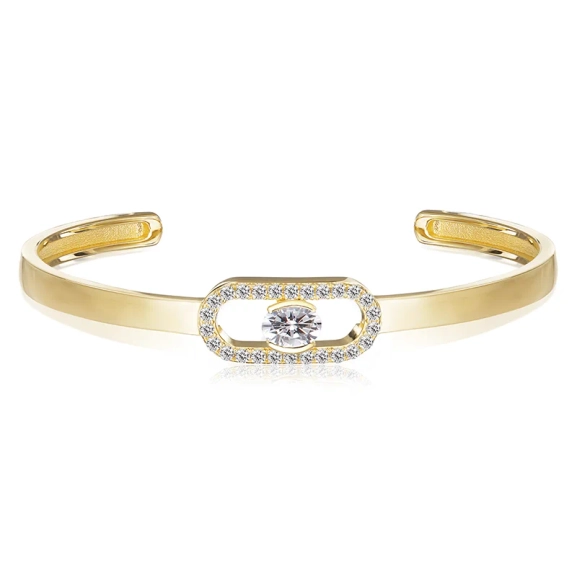 Ellisse Carezza Bangle Gold Sif Jakobsilta