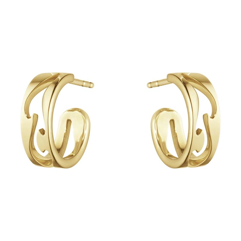 Georg Jensen - Fusion Öppet Örhänge Guld