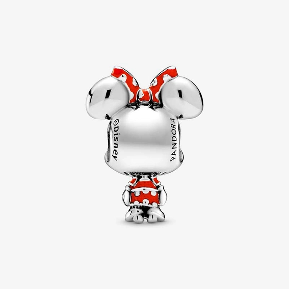 Disney Minnie Maus Gepunktetes Kleid und Schleife Charm von PANDORA, Schneller Versand - Nordicspectra.de