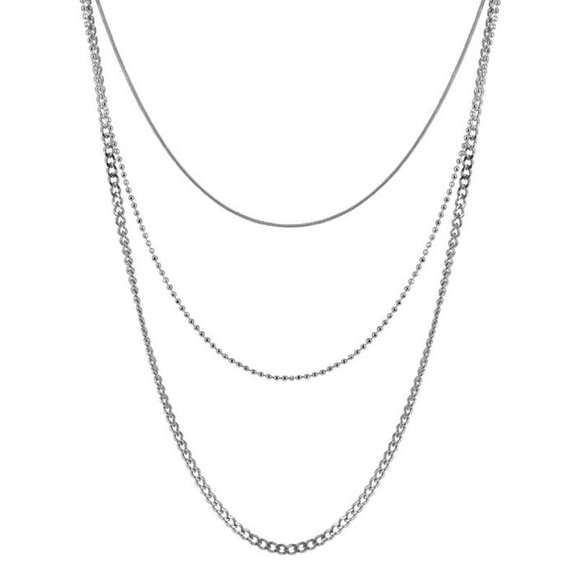 BETINA Kort Halsband Stål - Astrid & Agnes - Snabb frakt & paketinslagning - Nordicspectra.se