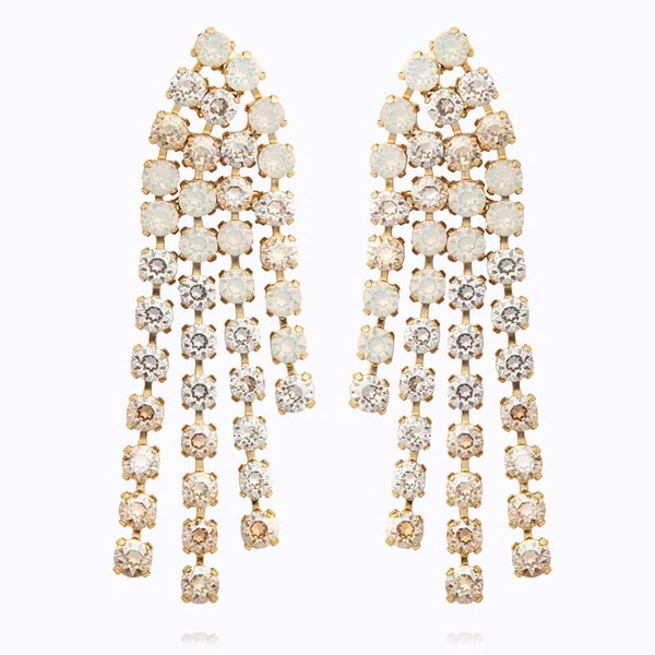 Rosanna Earrings Gold White Combo - Caroline Svedbom - Snabb frakt & paketinslagning - Nordicspectra.se