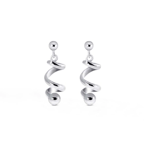 Spin On Earrings White Gold von Nordic Spectra, Schneller Versand - Nordicspectra.de