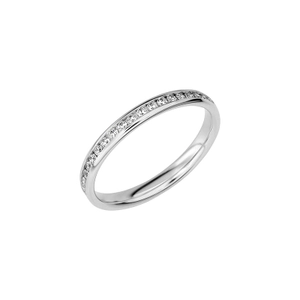 SR2002 White Gold - Wedding & engagement rings - Schalins - Scandinavian design - Nordic Spectra
