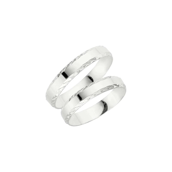 61-4 Silver - Vigsel- & förlovningsringar - Schalins - Fri storleksändring* - Nordic Spectra