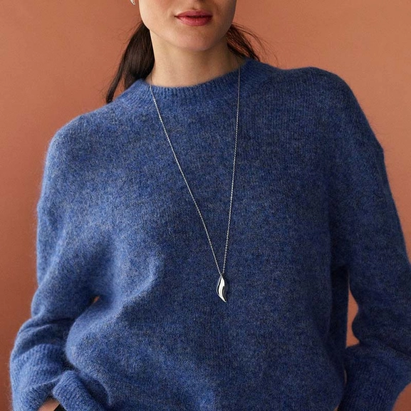 Dune Necklace L Steel - Edblad - Snabb frakt & paketinslagning - Nordicspectra.se