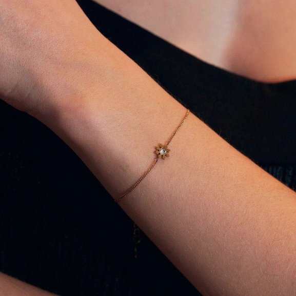 Snowflake Bracelet Gold - Edblad - Snabb frakt & paketinslagning - Nordicspectra.se