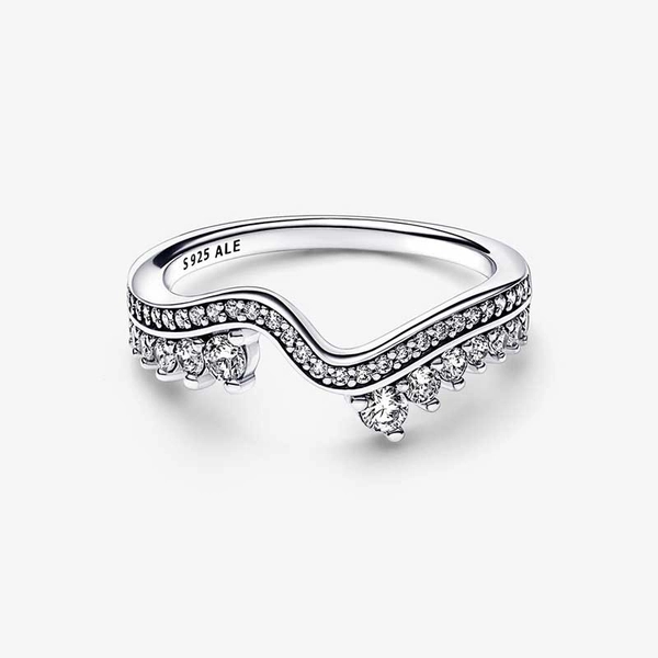 Funkelnde Asymmetrische Wellen Ring von PANDORA, Schneller Versand - Nordicspectra.de