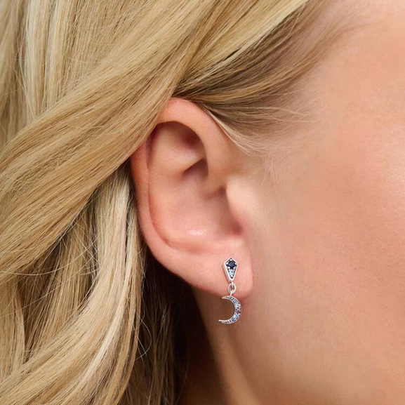 Ohrringe Royalty Stern & Mond Silber von Thomas Sabo, Schneller Versand - Nordicspectra.de