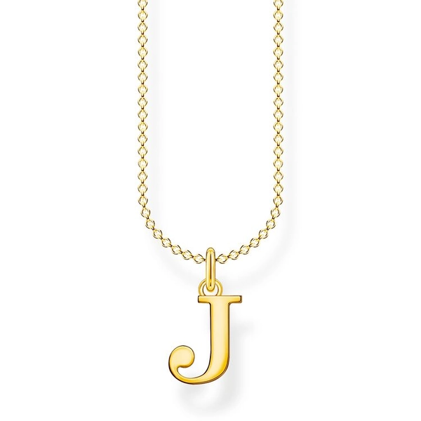 Kette Buchstabe Gold - J von Thomas Sabo, Schneller Versand - Nordicspectra.de