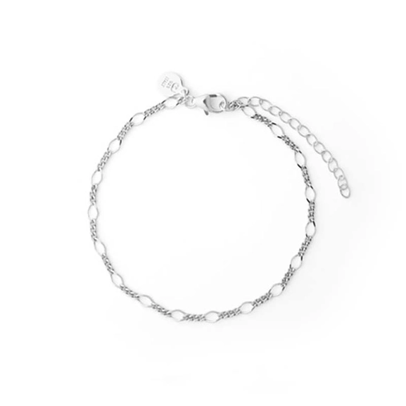 Figaro Bracelet Silver -CU Jewellery - Snabb frakt & paketinslagning - Nordicspectra.se