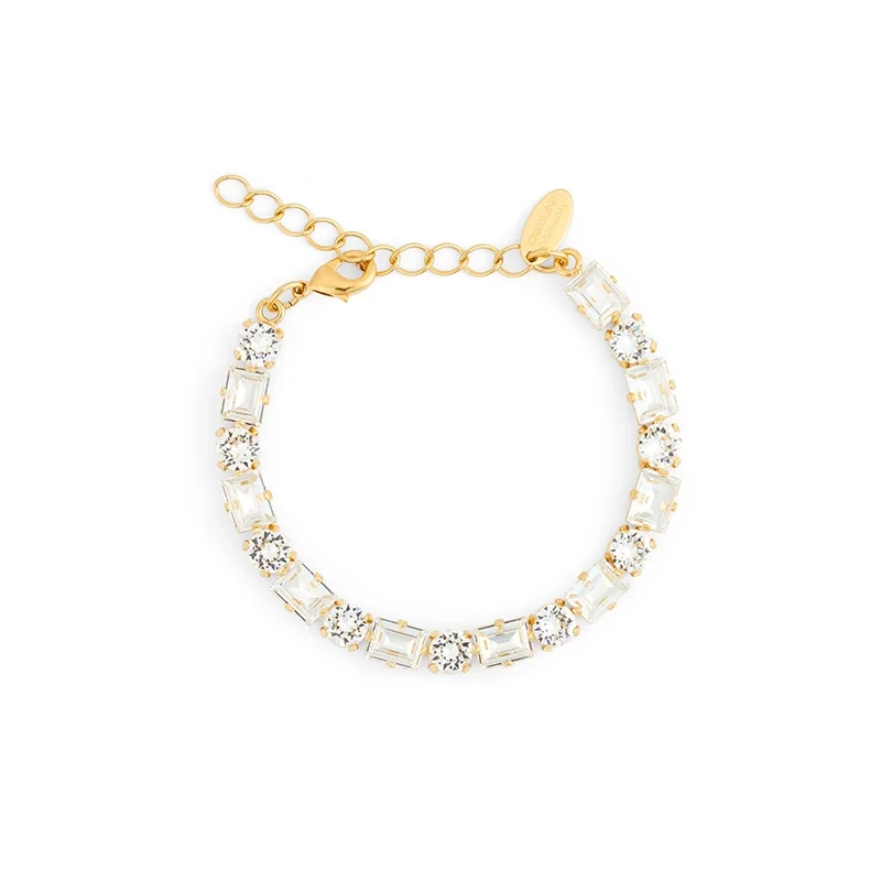 Caroline Svedbom - Diora Statement Bracelet Gold Crystal