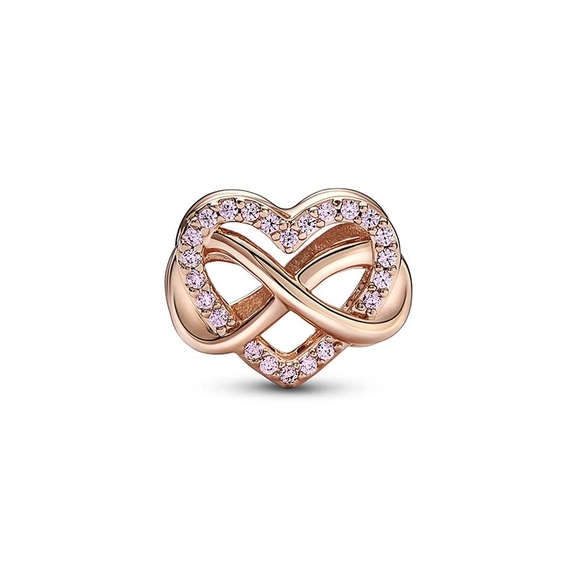 Family Infinity Pink Heart Berlock Rosé - PANDORA - Snabb frakt & paketinslagning - Nordicspectra.se