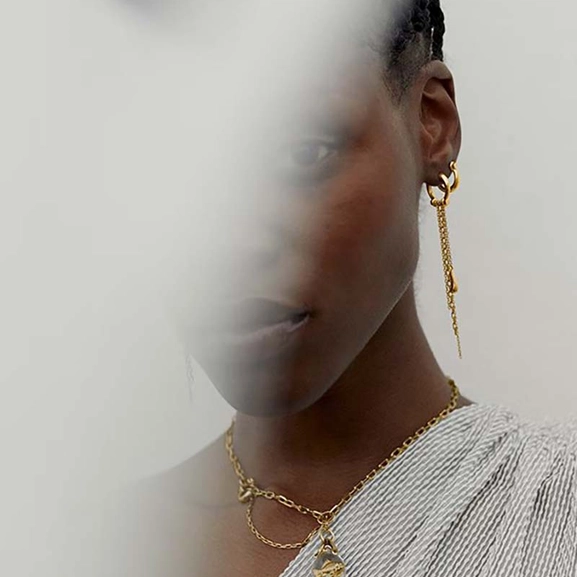 Rain Earrings Gold - Maria Black - Snabb frakt & paketinslagning - Nordic Spectra