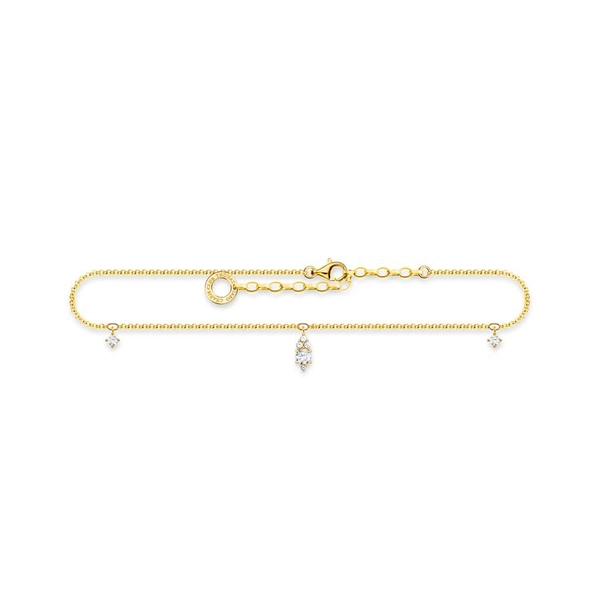 Ankellänk Stenar Guld - Thomas Sabo ankellänk - Snabb frakt & paketinslagning - Nordicspectra.se
