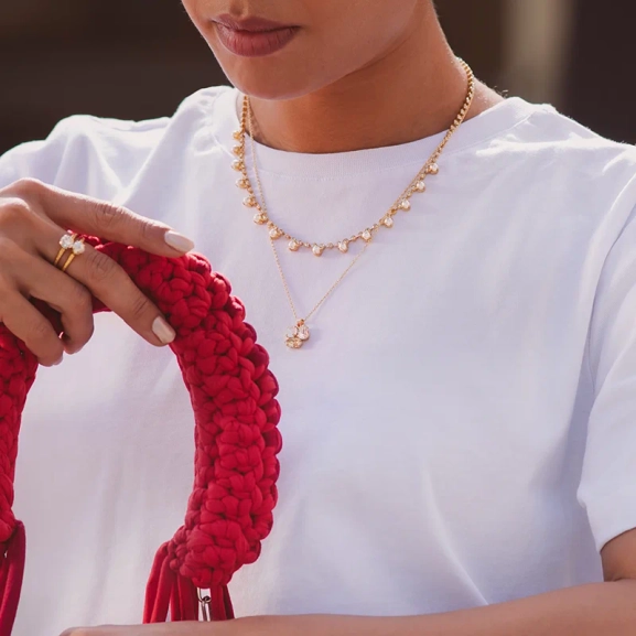 Ana Necklace Gold Golden Combo - Caroline Svedbom - Snabb frakt & paketinslagning - Nordic Spectra