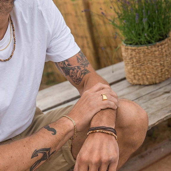 MELWIN Armband Svart - AROCK - Snabb frakt & paketinslagning - Nordicspectra.se