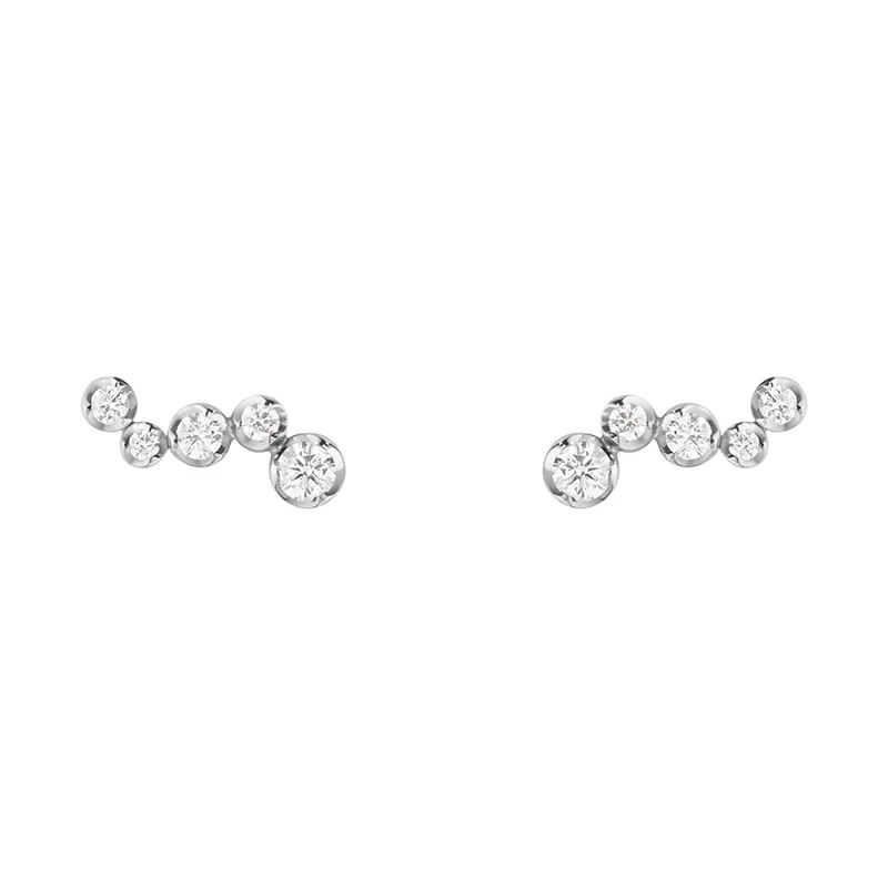 Georg Jensen - Georg Jensen Signature Ear Cuffs Vitguld