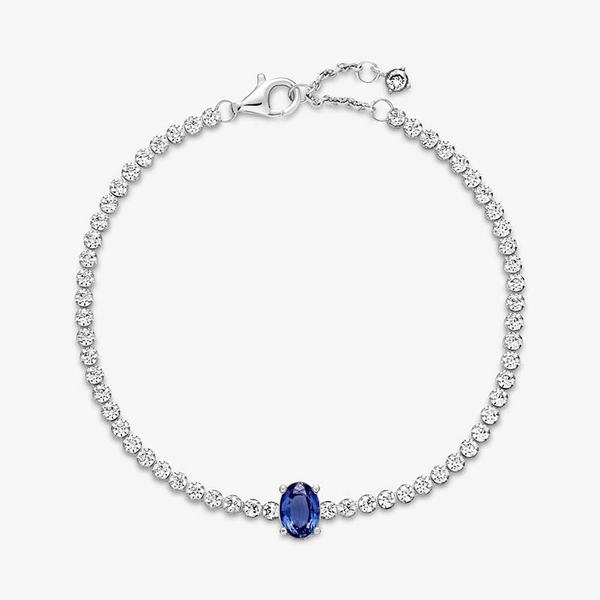 Sparkling Pavé Tennisarmband Blått - PANDORA - Snabb frakt & paketinslagning - Nordicspectra.se