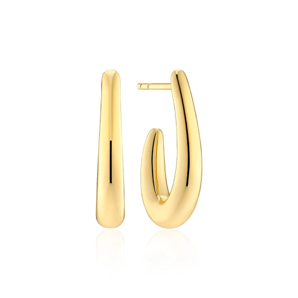 eleganta droppformade örhängen med gnistrande cubic zirconia